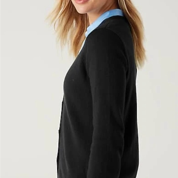 J Jill Black Bejeweled-Buttons Cardigan very soft and comfortable Size 2X NWT - Picture 7 of 14